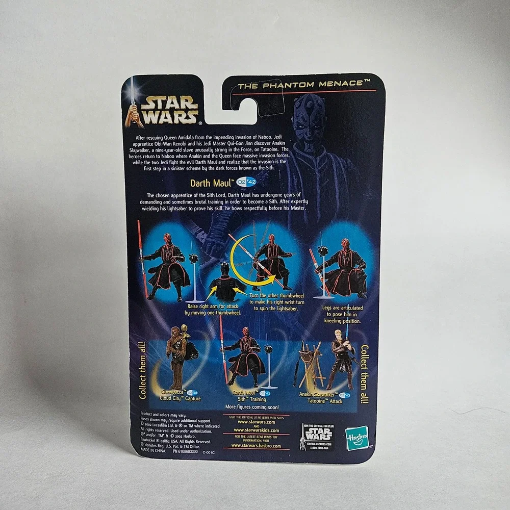 Star Wars Darth Maul Sith Training Action Figure Phantom Menace Hasbro 84905